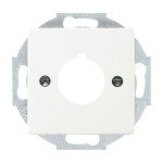 Busch-Jaeger 2CKA001724A4296 Zentralscheibe mit Tragring Befehlsgeräte 1-fach studioweiß matt - Plattform 63 