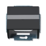 Busch-Jaeger 2CKA001724A4299 Zentralscheibe mit Tragring mit Beschriftungsfeld Kommunikations-Steckverbinder 