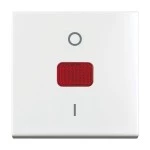 Busch-Jaeger 2CKA001731A2007 Wippe mit roter Kalotte mit Aufdruck 0-1Busch-balance® SI 