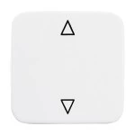 Busch-Jaeger 2CKA001731A2022 Wippe, Jalousietaster Mit Symbol Pfeil hoch / Pfeil runter Reflex SI/SI Linear 