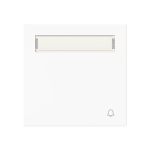 Busch-Jaeger 2CKA001731A4026 Wippe mit Aufdruck und Beschriftungsfeld Symbol Klingel für Schalter/Taster, 