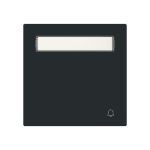 Busch-Jaeger 2CKA001731A4028 Wippe mit Aufdruck und Beschriftungsfeld Symbol Klingel für Schalter/Taster, 