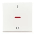 Busch-Jaeger 2CKA001751A2750 Wippe mit Aufdruck mit kleiner roter Kalotte 