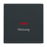 Busch-Jaeger 2CKA001751A2929 Wippe mit Aufdruck mit kleiner roter Kalotte 