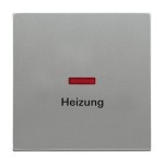 Busch-Jaeger 1789 H-803 Wippe mit Aufdruck mit kleiner roter Kalotte graumetallic 2CKA001751A3019 