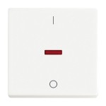 Busch-Jaeger 2CKA001751A3028 Wippe mit Aufdruck mit kleiner roter Kalotte 