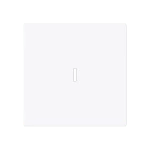 Busch-Jaeger 2CKA001751A3361 Wippe mit kleiner transparenter Kalotte für Schalter/Taster, 1-fach studioweiß 