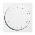 Busch-Jaeger 2CKA001753A0234 Zentralscheibe mit Drehknopf, mit Aufdruck 15 Min. Busch-balance® SI 