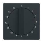 Busch-Jaeger 2CKA001753A0255 Zentralscheibe mit Drehknopf, mit Aufdruck 