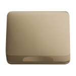 Busch-Jaeger 2CKA001753A1761 Zentralscheibe mit Klappdeckel Telekommunikationseinsätze bronze - alpha 