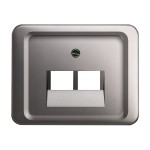 Busch-Jaeger 1803-02-20 Zentralscheibe 2-fach platin 2CKA001753A8485 