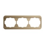 Busch-Jaeger 2CKA001754A1728 Abdeckrahmen 3-fach bronze - alpha nea® 