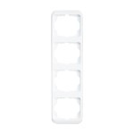 Busch-Jaeger 2CKA001754A2809 Abdeckrahmen 4-fach studioweiß - alpha nea® 