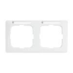 Busch-Jaeger 2CKA001754A4060 Abdeckrahmen mit Sichtfenster, waagerecht mit Beschriftungsfeld 2-fach 
