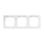 Busch-Jaeger 2CKA001754A4062 Abdeckrahmen mit Sichtfenster, waagerecht mit Beschriftungsfeld 3-fach 