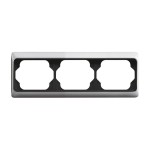 Busch-Jaeger 2CKA001754A4127 Abdeckrahmen 3-fach titan - alpha exclusive® 