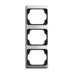 Busch-Jaeger 2CKA001754A4128 Abdeckrahmen 3-fach titan - alpha exclusive® 