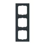Busch-Jaeger 2CKA001754A4242 Abdeckrahmen 3-fach anthrazit - future® linear 