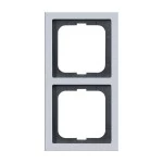 Busch-Jaeger 2CKA001754A4302 Abdeckrahmen 2-fach alusilber - future® linear 