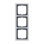 Busch-Jaeger 2CKA001754A4308 Abdeckrahmen 3-fach alusilber - future® linear 