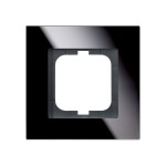Busch-Jaeger 2CKA001754A4322 Abdeckrahmen 1-fach Glas schwarz - carat® 
