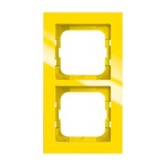 Busch-Jaeger 2CKA001754A4335 Abdeckrahmen 2-fach gelb - Busch-axcent® 