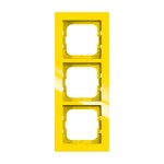 Busch-Jaeger 2CKA001754A4336 Abdeckrahmen 3-fach gelb - Busch-axcent® 