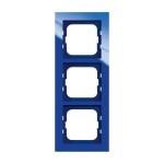 Busch-Jaeger 2CKA001754A4345 Abdeckrahmen 3-fach blau - Busch-axcent® 