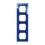 Busch-Jaeger 2CKA001754A4354 Abdeckrahmen 4-fach blau - Busch-axcent® 