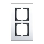 Busch-Jaeger 2CKA001754A4361 Abdeckrahmen 2-fach chrom - carat® 