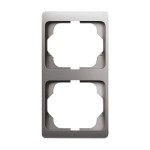 Busch-Jaeger 2CKA001754A4375 Abdeckrahmen 2-fach platin - alpha exclusive® 