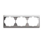Busch-Jaeger 2CKA001754A4376 Abdeckrahmen 3-fach platin - alpha exclusive® 