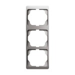 Busch-Jaeger 2CKA001754A4377 Abdeckrahmen 3-fach platin - alpha exclusive® 