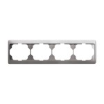 Busch-Jaeger 2CKA001754A4378 Abdeckrahmen 4-fach platin - alpha exclusive® 