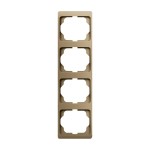 Busch-Jaeger 2CKA001754A4388 Abdeckrahmen 4-fach bronze - alpha exclusive® 