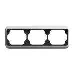 Busch-Jaeger 2CKA001754A4394 Abdeckrahmen 3-fach titan - alpha nea® 