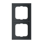 Busch-Jaeger 2CKA001754A4420 Abdeckrahmen 2-fach schwarz matt - future® linear - matt 