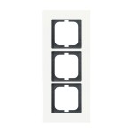 Busch-Jaeger 2CKA001754A4444 Abdeckrahmen 3-fach weißglas - carat® 