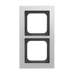 Busch-Jaeger 2CKA001754A4694 Abdeckrahmen 2-fach titan - Busch-axcent® pur 