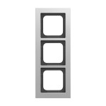 Busch-Jaeger 2CKA001754A4695 Abdeckrahmen 3-fach titan - Busch-axcent® pur 