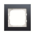 Busch-Jaeger 2CKA001754A4780 Abdeckrahmen 1-fach Glas Auster - Busch-axcent® pur 