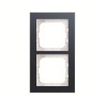 Busch-Jaeger 2CKA001754A4781 Abdeckrahmen 2-fach Glas Auster - Busch-axcent® pur 