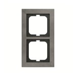 Busch-Jaeger 2CKA001754A4796 Abdeckrahmen 2-fach betongrau - Busch-axcent® pur 
