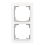 Busch-Jaeger 2CKA001754A4846 Abdeckrahmen 2-fach studioweiß matt - Busch-art linear® 