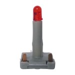 Busch-Jaeger 2CKA001784A0313 Beleuchtungseinsatz mit Sockel für Schalter/Taster LED/orange, 1 mA, 8...15 V 