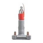 Busch-Jaeger 2CKA001784A0545 Steck-Glimmlampe für Schalter/Taster Glimmlampe/orange, 0.4 mA, 230 V rot 