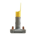 Busch-Jaeger 2CKA001784A0786 Beleuchtungseinsatz mit Sockel für Schalter/Taster LED/blau, 1 mA, 230 V gelb 