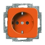 Busch-Jaeger 2CKA002011A1334 SCHUKO® Steckdosen-Einsatz orange - Reflex SI 