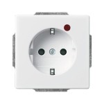 Busch-Jaeger 2310 EUGL/VA-84-11 Busch-Protector® Schuko-Steckdose mit Überspannungsschutz studioweiß 2CKA002011A3833 