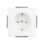 Busch-Jaeger 2CKA002011A3879 SCHUKO® Steckdosen-Einsatz studioweiß matt - Plattform 63 